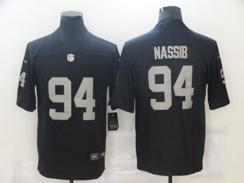 Men Oakland Raiders #94 Nassib Black 2021 Vapor Untouchable Limited Player Nike NFL Jersey